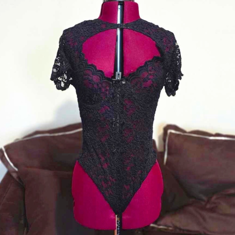 Black Lace Bodysuit